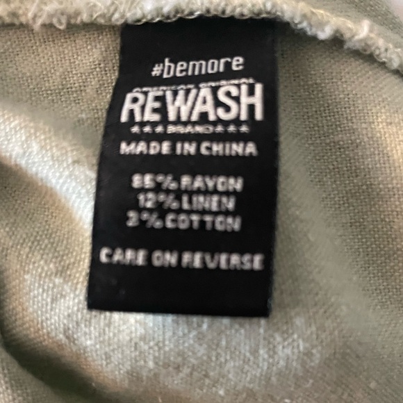 Rewash Mint Wide-Leg Pants - Picture 13 of 14